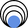 Niebieski sygnet Holisens z przezroczystym tłem