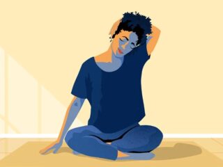 kobieta joga relaks spokój medytacja mindfulness